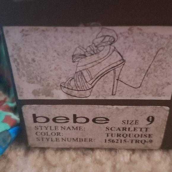 Never worn scarf stiletto shoes - Picture 2 of 7